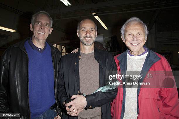 Daryl Anderson, David Marciano and Paul Napier attend the 19th Annual SAG Awards 2013 SAG Actor Pouring at American Fine Arts Foundry on January 17,...