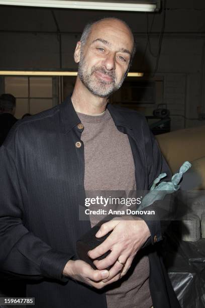 Actor David Marciano attend the 19th Annual SAG Awards 2013 SAG Actor Pouring at American Fine Arts Foundry on January 17, 2013 in Burbank,...