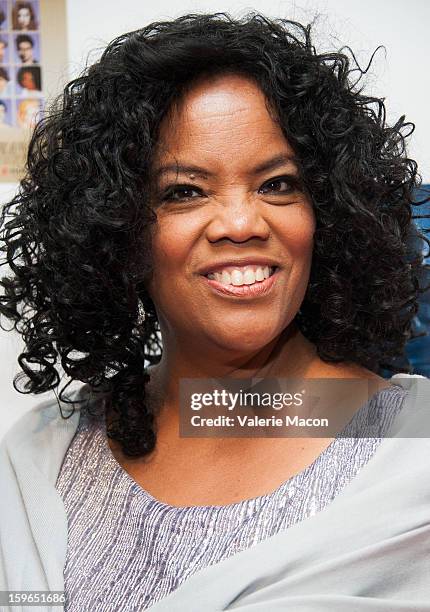 Carol Woodle arrives at the Screening Of "Not Another Celebrity Movie" at Pacific Design Center on January 17, 2013 in West Hollywood, California.