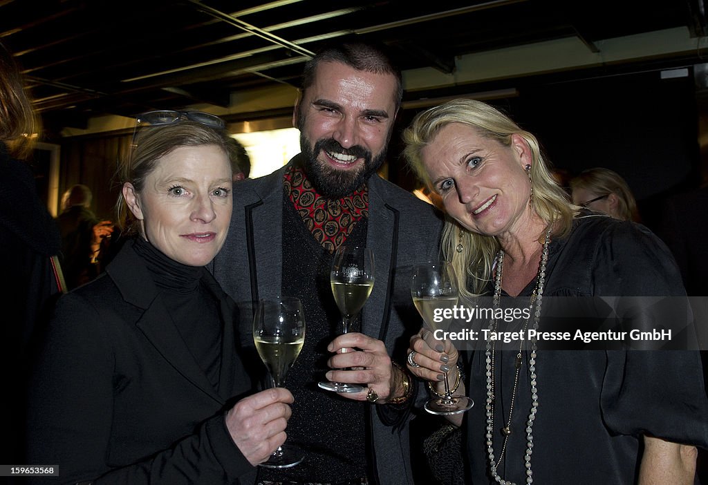 Brand Media Fashion Cocktail With Madame, L'Officiel Hommes, Petra And Jolie - Mercedes-Benz Fashion Week Autumn/Winter 2013/14