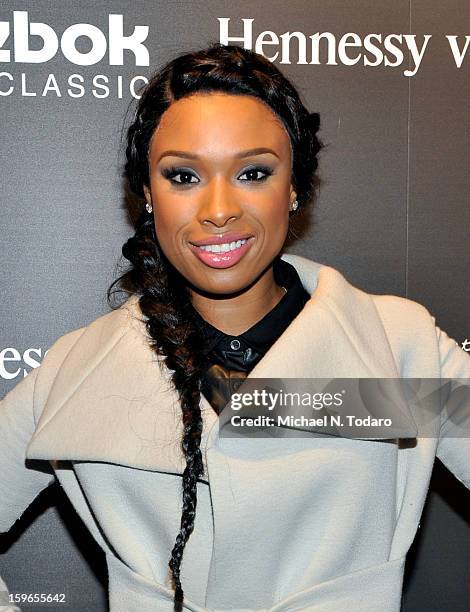 Jennifer Hudson attends Hennessy VS Presents "The Inevitable Defeat of Mister and Pete" sponsored by Reebok and Blackberry at the Julie Nester...