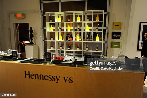 Atmosphere at the Hennessy VS Presents "The Inevitable Defeat of Mister and Pete" sponsored by Reebok and Blackberry at the Julie Nester Gallery on...