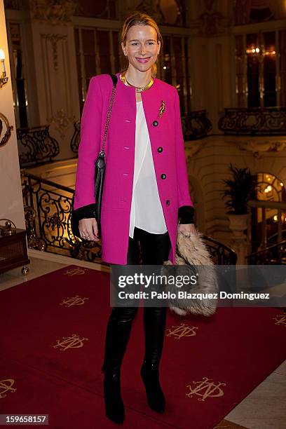 Maria Leon attends new book 'Belleza Inteligente' presentation at Casino de Madrid on January 16, 2013 in Madrid, Spain.