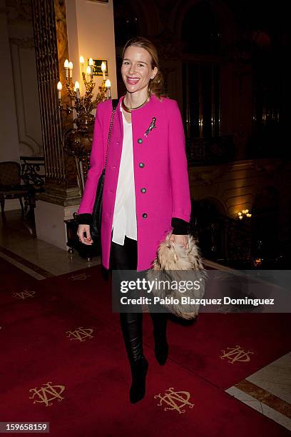 Maria Leon attends new book 'Belleza Inteligente' presentation at Casino de Madrid on January 16, 2013 in Madrid, Spain.