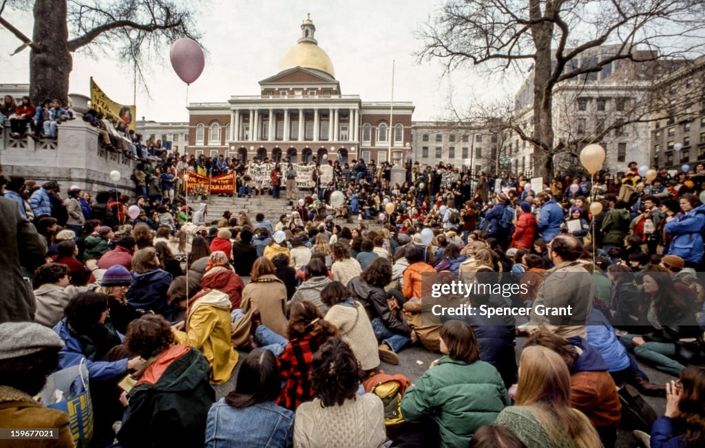 A Pro-Choice Rally Against The Hyde Ammendment