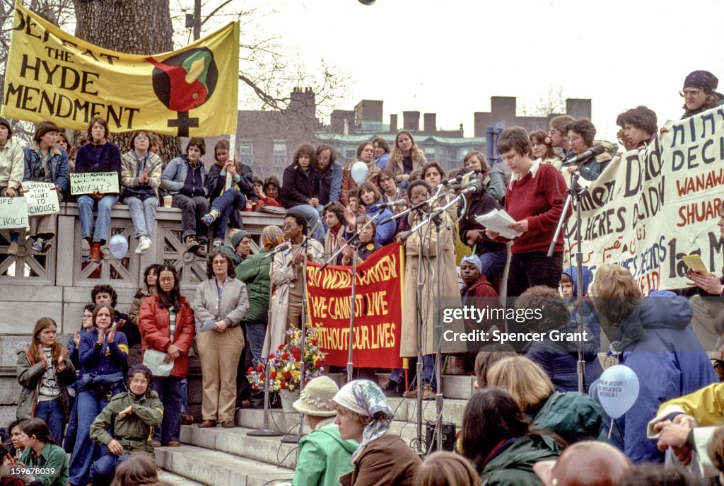 A Pro-Choice Rally Against The Hyde Ammendment