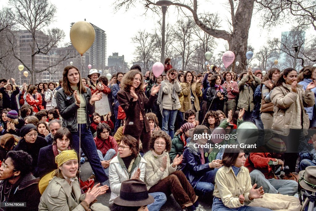 A Pro-Choice Rally Against The Hyde Ammendment