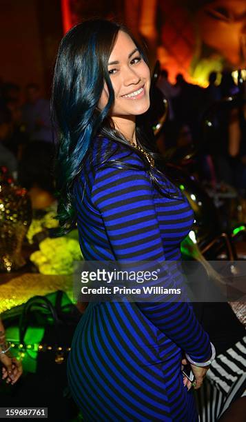 Sarah Vivan attends The Kill Collection launch at Vanquish Lounge on January 17, 2013 in Atlanta, Georgia.
