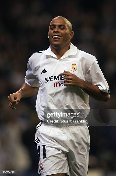 Ronaldo of Real Madrid in action during the UEFA Champions League First Stage Group C match between Real Madrid and AEK Athens held on October 22,...