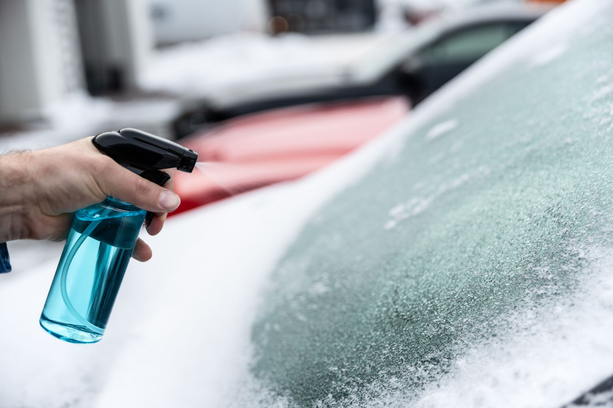 de-icer spray