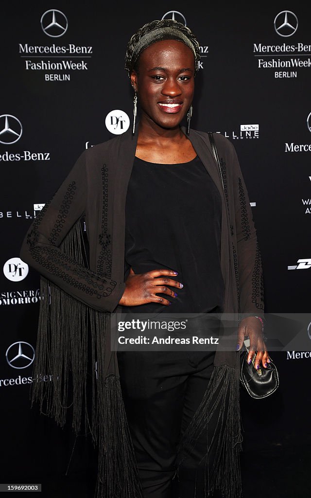 Miranda Konstantinidou Arrivals - Mercedes-Benz Fashion Week Autumn/Winter 2013/14