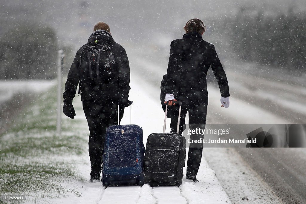 UK Hit By Heavy Snow Fall