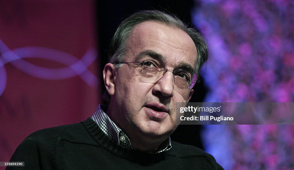 Chrysler Chairman Sergio Marchionne Speaks At Business Conference
