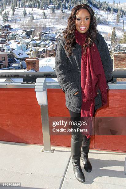 Jennifer Hudson appears at the Nikki Beach pop-up lounge & restaurant at Sundance on January 18, 2013 in Park City, Utah.