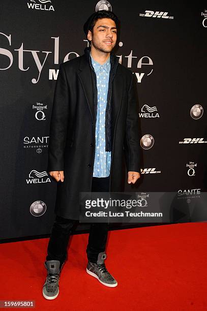 Noah Becker attends Michalsky Style Nite Arrivals - Mercedes-Benz Fashion Week Autumn/Winter 2013/14 at Tempodrom on January 18, 2013 in Berlin,...
