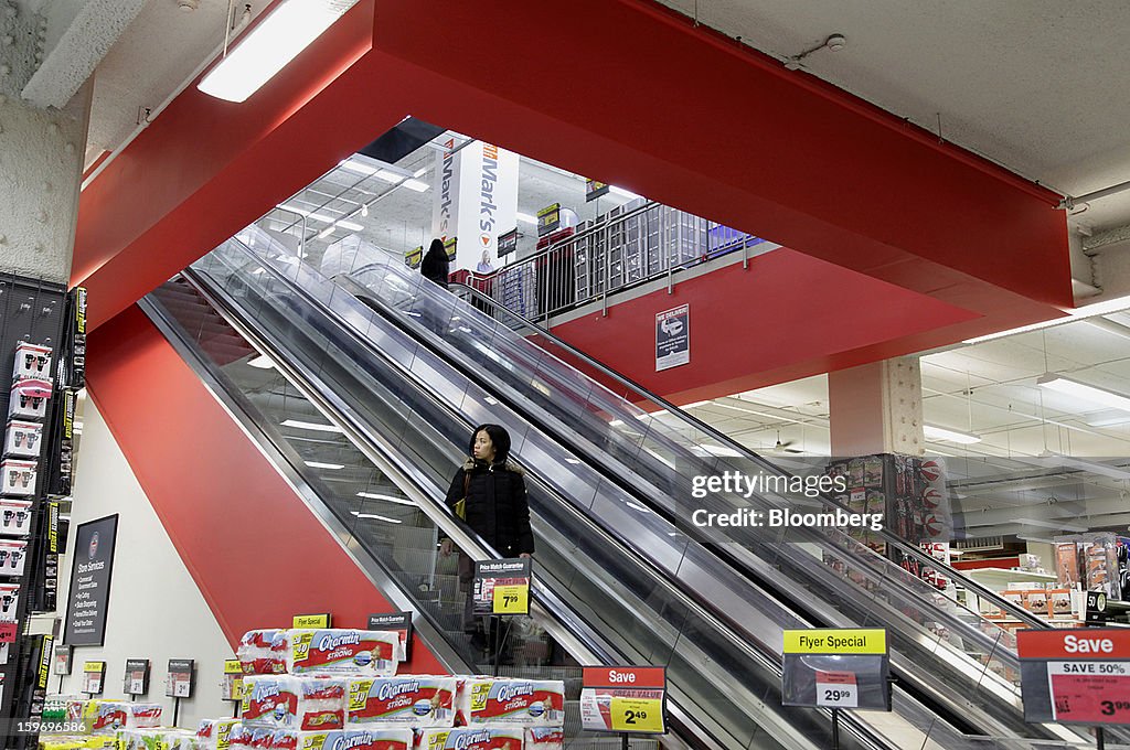 Views Of A Canadian Tire Store Ahead Of Retail Sales