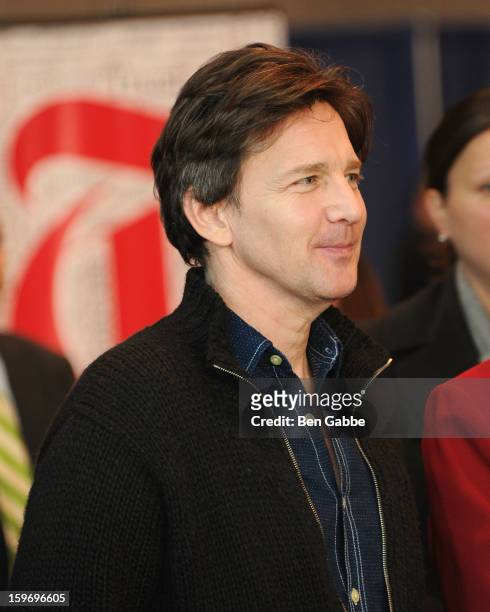 Actor Andrew McCarthy attends The 10th Annual New York Times Travel Show Ribbon Cutting And Preview at Javits Center on January 18, 2013 in New York...