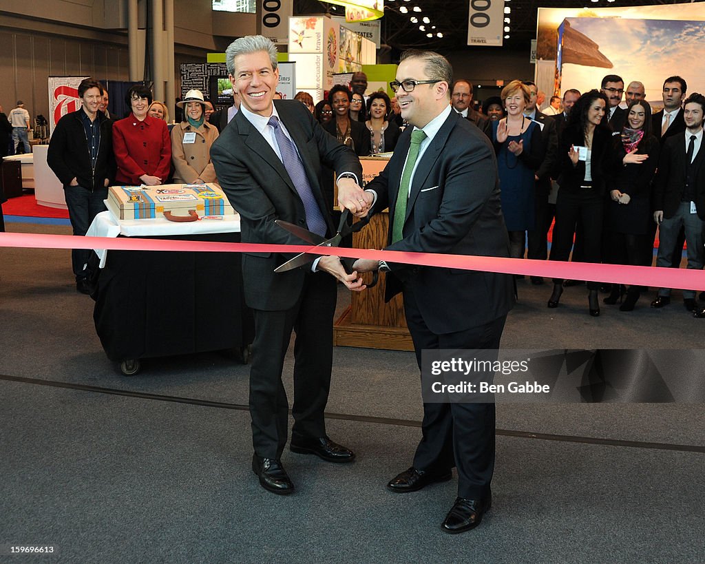 The 10th Annual New York Times Travel Show Ribbon Cutting And Preview