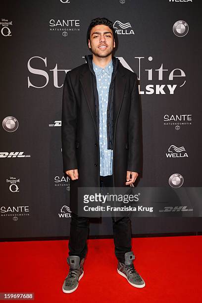 Noah Becker attends the 'Michalsky Style Nite Arrivals - Mercesdes-Benz Fashion Week Autumn/Winter 2013/14' at Tempodrom on January 18, 2013 in...