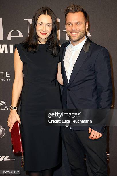 Anita Tillmann and Ole Tillmann attend Michalsky Style Nite Arrivals - Mercedes-Benz Fashion Week Autumn/Winter 2013/14 at Tempodrom on January 18,...