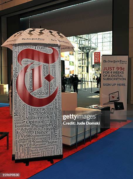 The 10th Annual New York Times Travel Show Ribbon Cutting And Preview at Javits Center on January 18, 2013 in New York City.