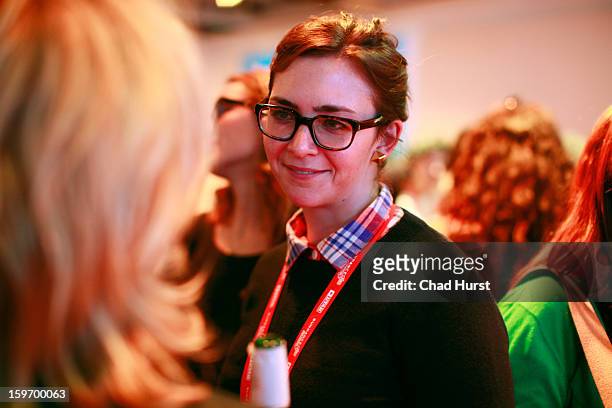 Guests attend the DFP Reception Co-Hosted by CNN Films at Sundance House during the 2013 Sundance Film Festival on January 18, 2013 in Park City,...