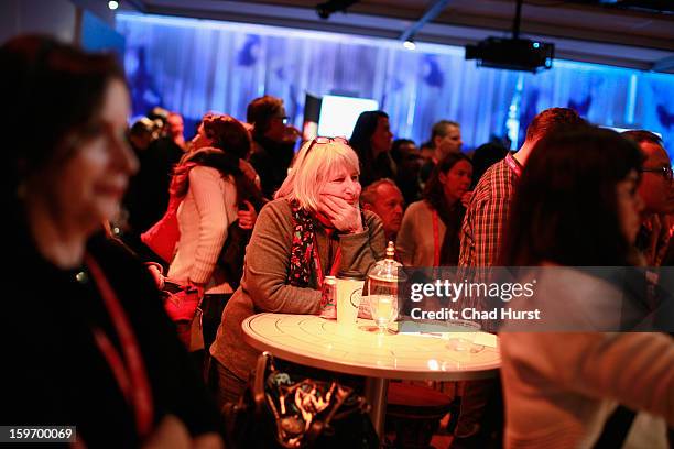 Guests attend the DFP Reception Co-Hosted by CNN Films at Sundance House during the 2013 Sundance Film Festival on January 18, 2013 in Park City,...