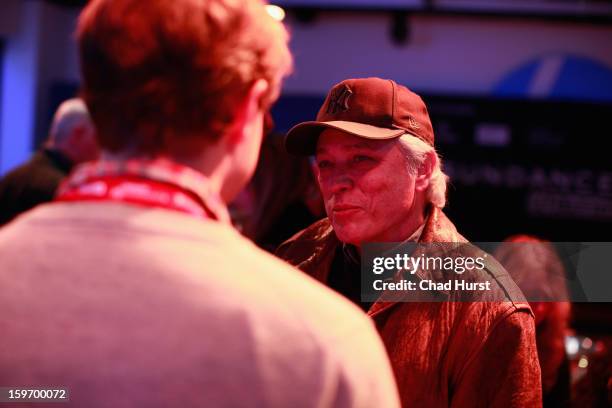 Guests attend the DFP Reception Co-Hosted by CNN Films at Sundance House during the 2013 Sundance Film Festival on January 18, 2013 in Park City,...