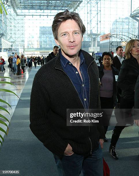 Andrew McCarthy attends The 10th Annual New York Times Travel Show Ribbon Cutting And Preview at Javits Center on January 18, 2013 in New York City.