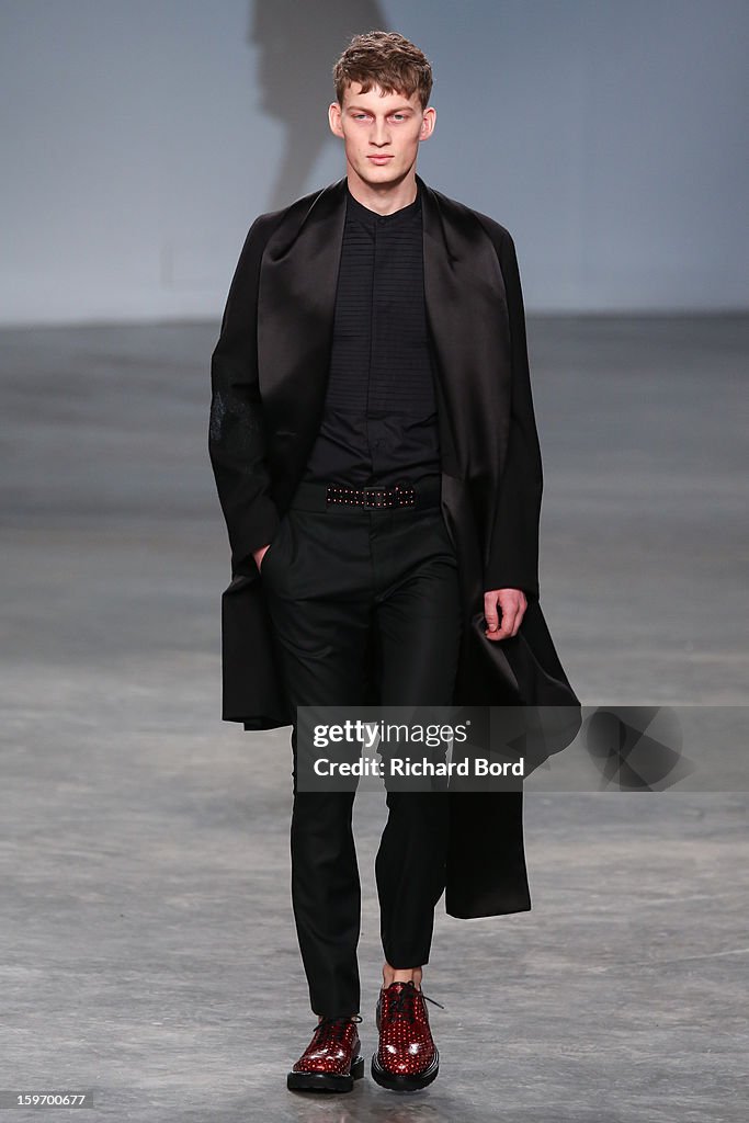 John Galliano: Runway - Paris Fashion Week Menswear Autumn/Winter 2013