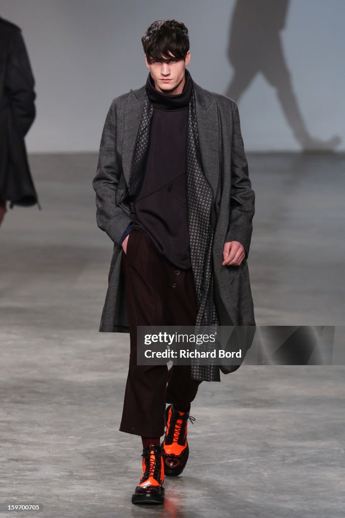 John Galliano: Runway - Paris Fashion Week Menswear Autumn/Winter 2013