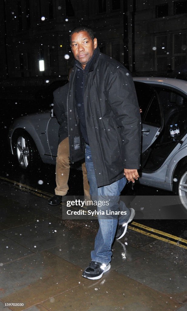 Celebrity Sightings In London - January 18, 2013