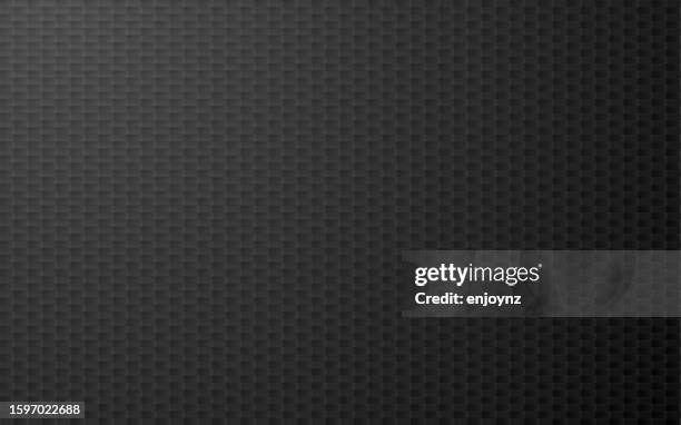 black 3d carbon fiber pattern background - carbon fibre stock illustrations