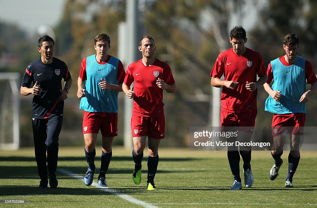 U.S. Men's Soccer Team - Training Session