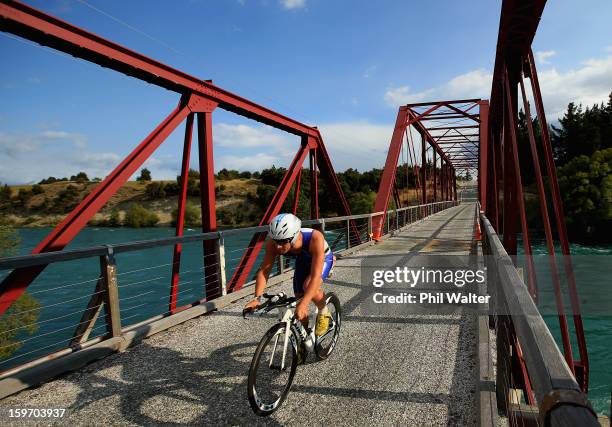 Dylan McNeice of New Zealand competes in the Challenge Wanaka on January 19, 2013 in Wanaka, New Zealand.