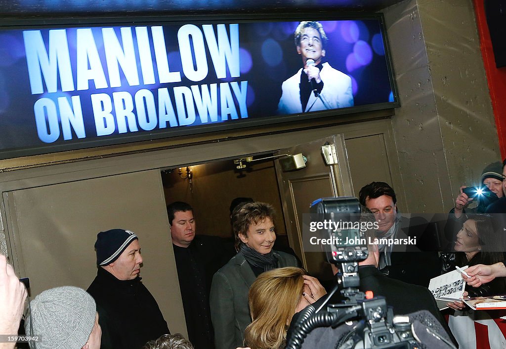 "Manilow On Broadway" Opening Night