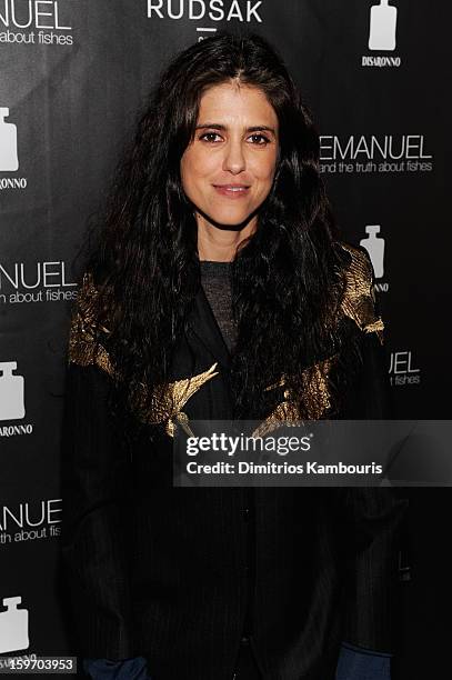 Director Francesca Gregorini attends The Next Generation Filmmaker Dinner Series Presents "Emanuel And The Truth About Fishes" on January 18, 2013 in...