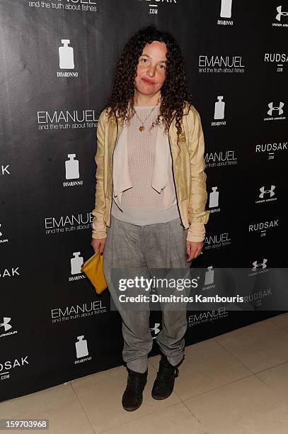 Producer Tatiana von Furstenberg attends The Next Generation Filmmaker Dinner Series Presents "Emanuel And The Truth About Fishes" on January 18,...