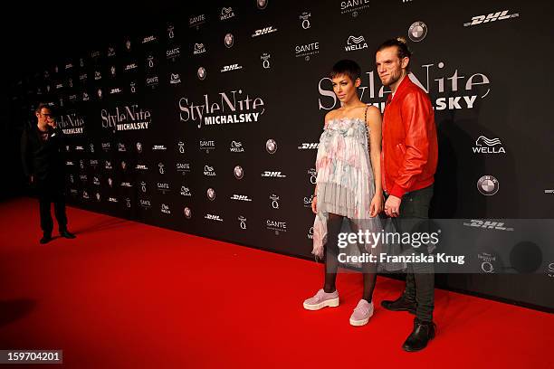 Frida Gold band attends the 'Michalsky Style Nite Arrivals - Mercesdes-Benz Fashion Week Autumn/Winter 2013/14' at Tempodrom on January 18, 2013 in...