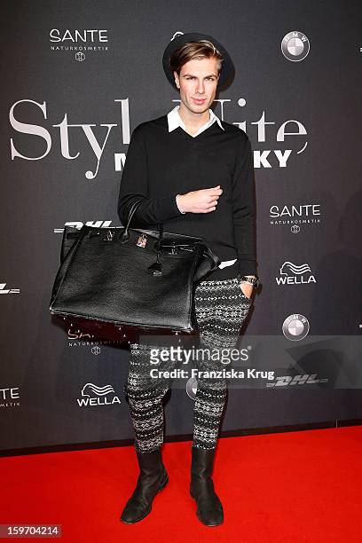 Andre Borchers attends the 'Michalsky Style Nite Arrivals - Mercesdes-Benz Fashion Week Autumn/Winter 2013/14' at Tempodrom on January 18, 2013 in...