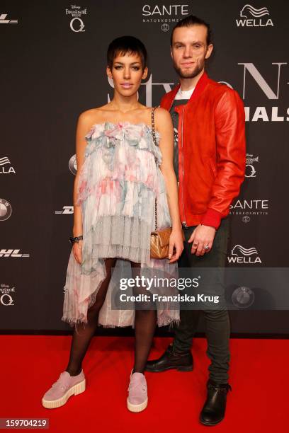 Frida Gold band attends the 'Michalsky Style Nite Arrivals - Mercesdes-Benz Fashion Week Autumn/Winter 2013/14' at Tempodrom on January 18, 2013 in...