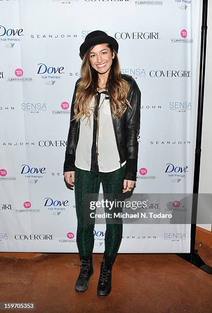 Gabrielle Wortman attends the TR Suites Daytime Lounge - Day 1 on January 18, 2013 in Park City, Utah.