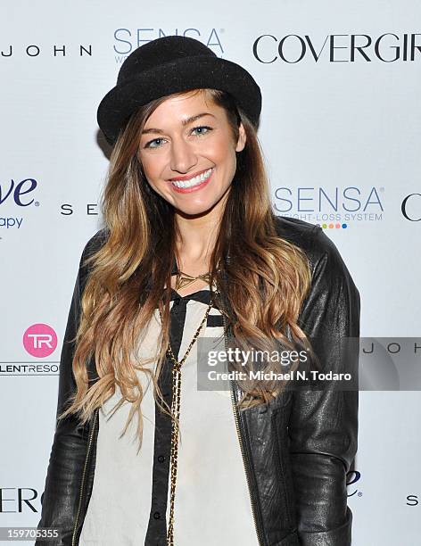 Gabrielle Wortman attends the TR Suites Daytime Lounge - Day 1 on January 18, 2013 in Park City, Utah.