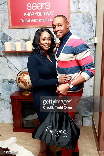 Dorian Missick attends Sears Shop Your Way Digital Recharge Lounge on January 18, 2013 in Park City, Utah.