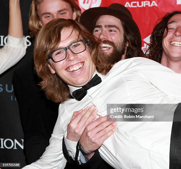 American snowboarder Kevin Pearce attends "The Crash Reel" Premiere at Rose Wagner Performing Arts Center on January 18, 2013 in Salt Lake City, Utah.