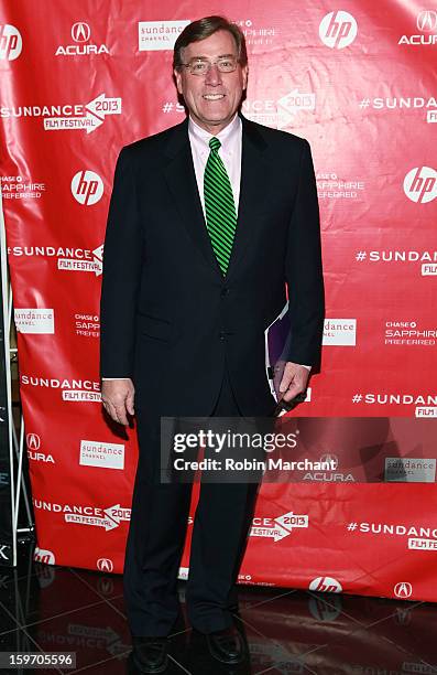 President and CEO of Zions Bank Scott Anderson attends "The Crash Reel" Premiere at Rose Wagner Performing Arts Center on January 18, 2013 in Salt...