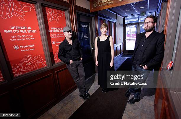 Musicians Les Cooper, Jill Barber and Robbie Greenwald attend ASCAP Music Cafe Day 1 at Sundance ASCAP Music Cafe during the 2013 Sundance Film...