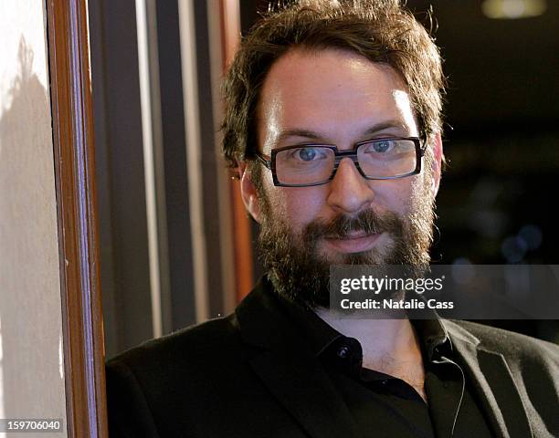 Musician Robbie Greenwald attends ASCAP Music Cafe Day 1 at Sundance ASCAP Music Cafe during the 2013 Sundance Film Festival on January 18, 2013 in...