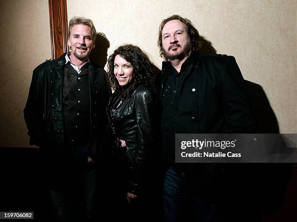 Musicians Kenny Loggins, Georgia Middleman and Gary Burr attend ASCAP Music Cafe Day 1 at Sundance ASCAP Music Cafe during the 2013 Sundance Film...