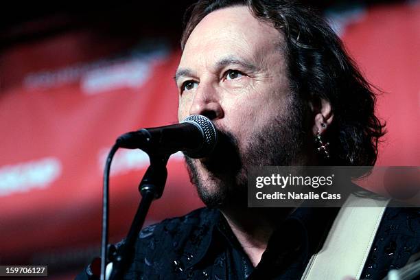 Musician Gary Burr performs on ASCAP Music Cafe Day 1 at Sundance ASCAP Music Cafe during the 2013 Sundance Film Festival on January 18, 2013 in Park...